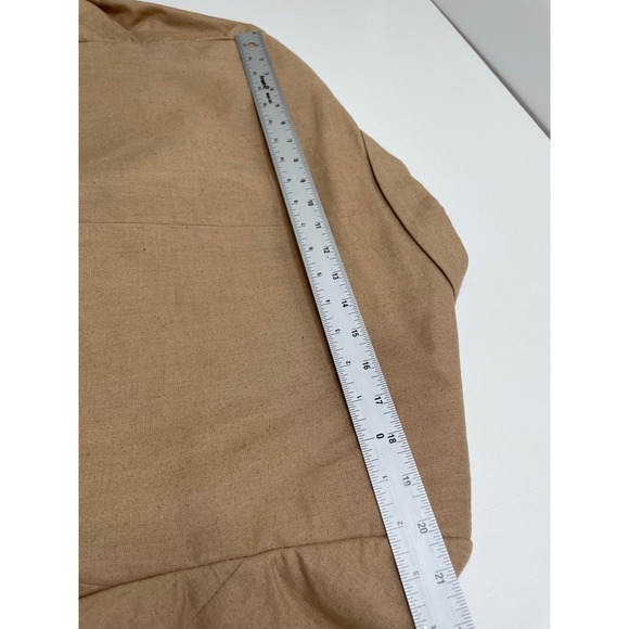 Giorgio Sant Angelo Mens Beige Linen Cotton Blend Blazer Sports‎ Coat Jacket 42S - Picture 13 of 13